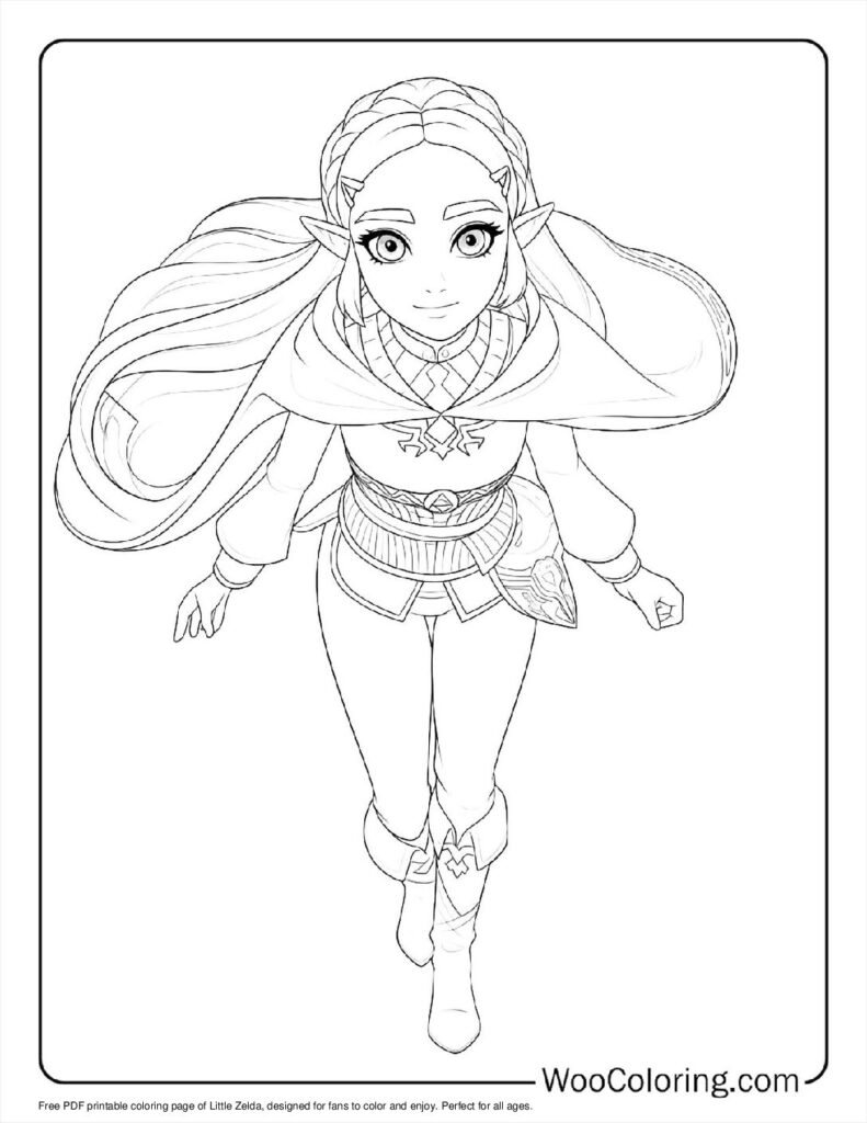 100  Zelda coloring pages  Free PDF To Print  - 97