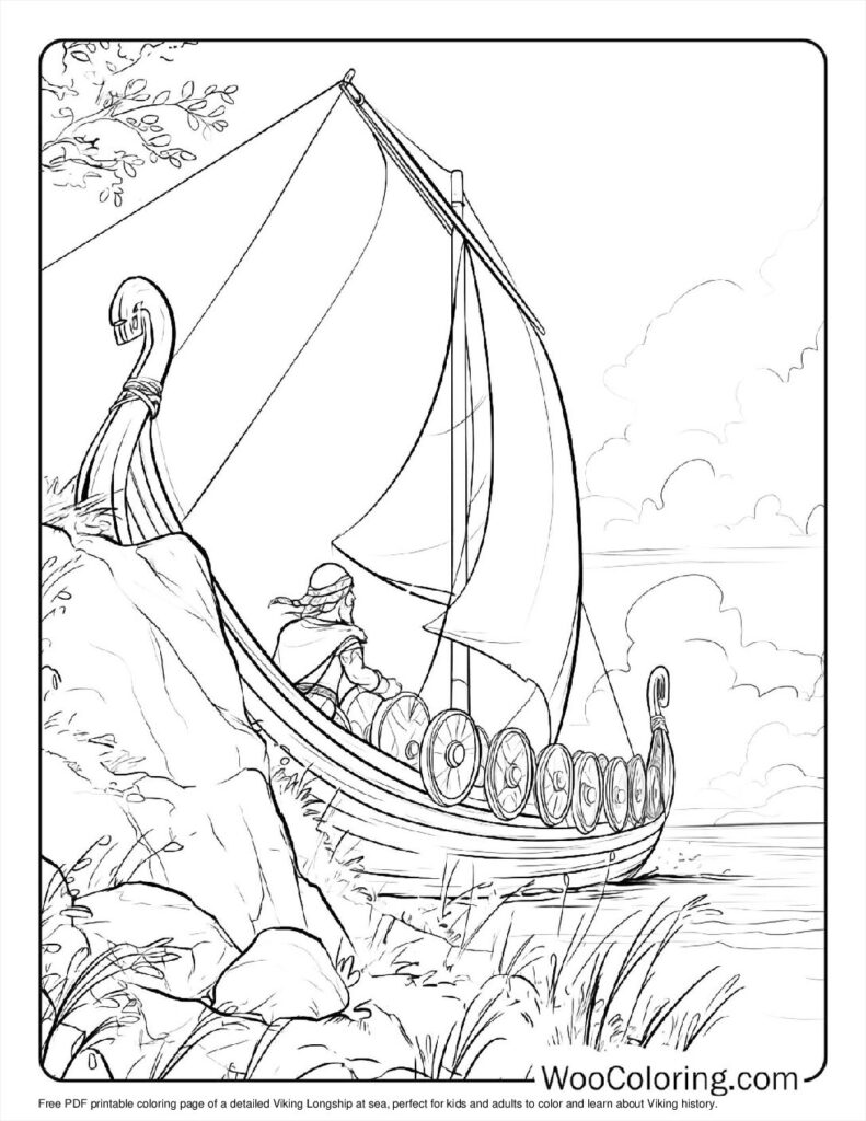 100 Viking coloring pages Free PDF To Print - 4