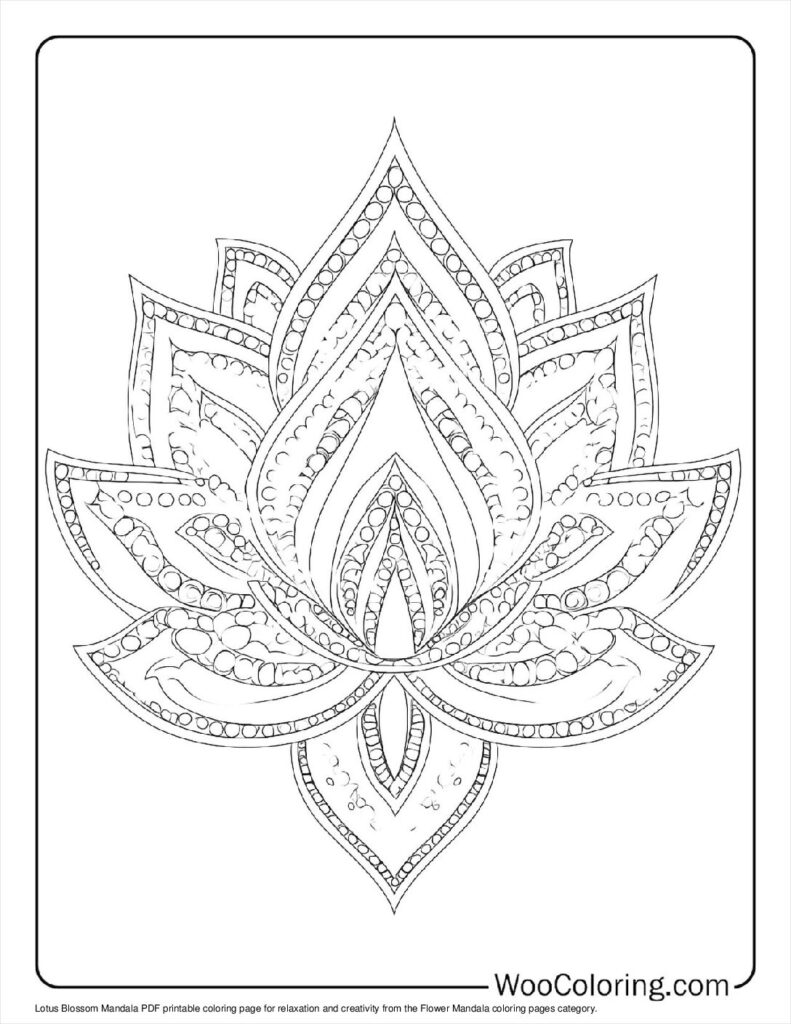 100  Flower Mandala coloring pages  Free PDF To Print  - 96