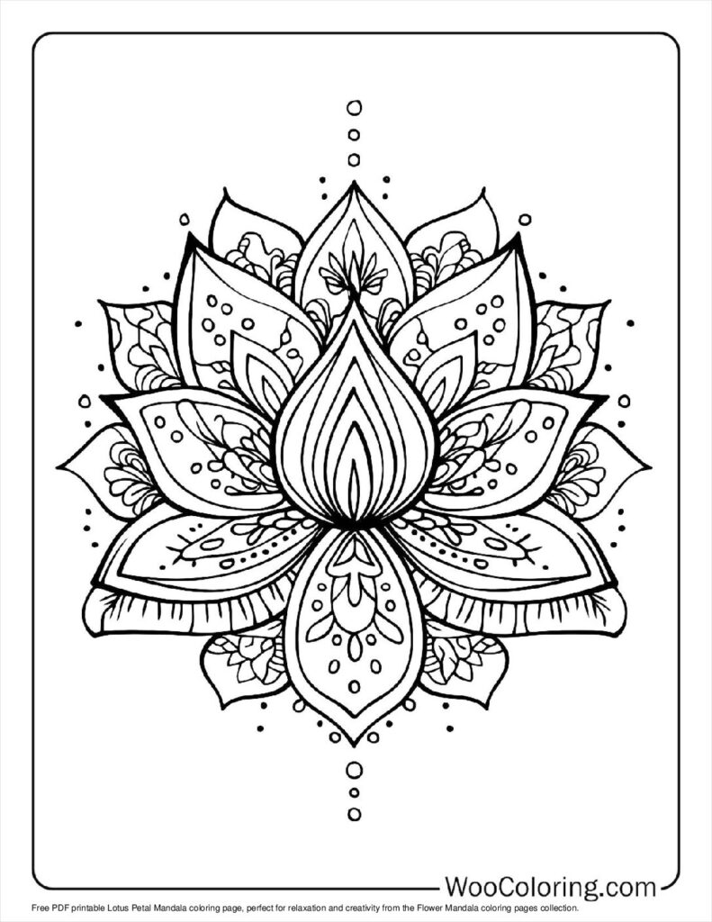 100  Flower Mandala coloring pages  Free PDF To Print  - 31