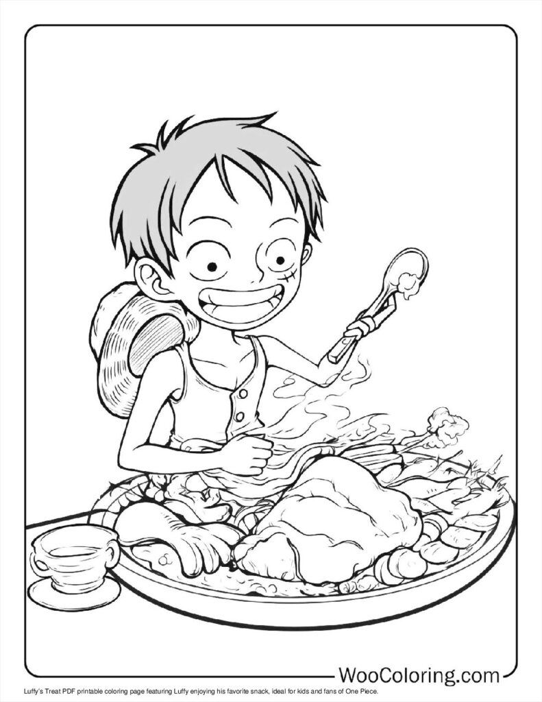 100  Luffy coloring pages  Free PDF To Print  - 98