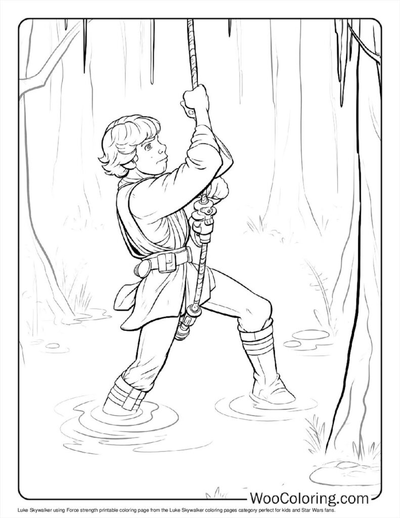 100  Luke Skywalker coloring pages  Free PDF To Print  - 99