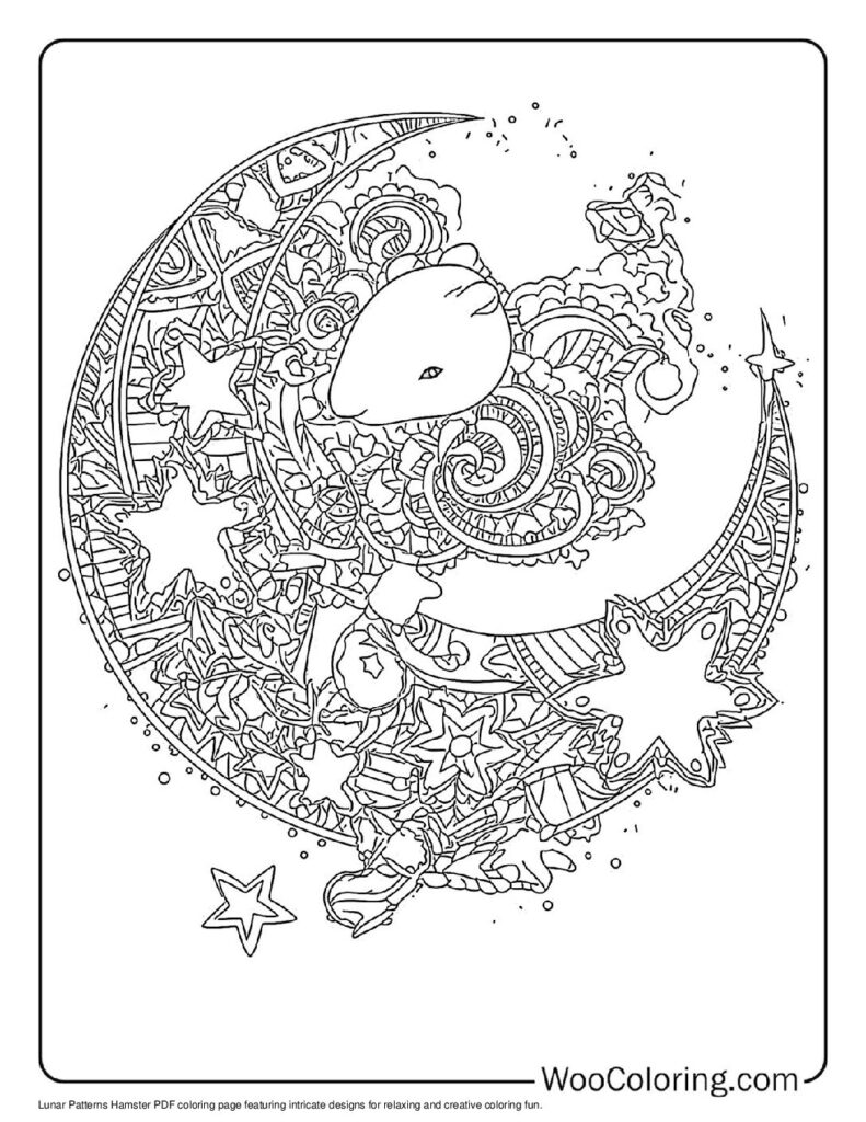 100  Hamster coloring pages  Free PDF To Print  - 30