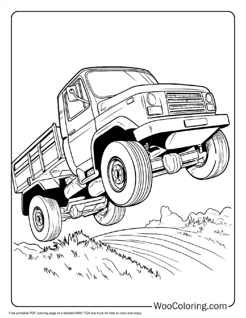 100  Tow Truck coloring pages  Free PDF To Print  - 37