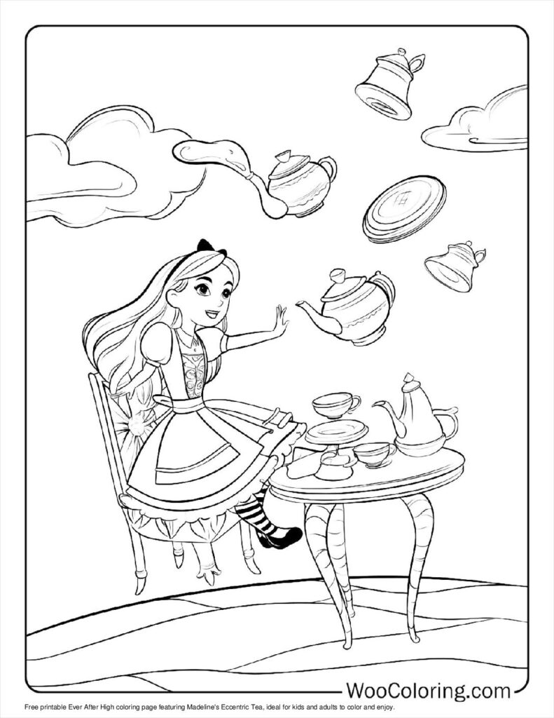 100  Ever After High coloring pages  Free PDF To Print  - 24