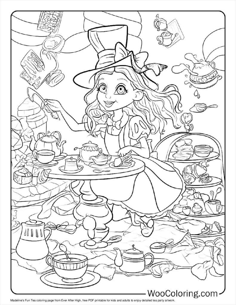 100  Ever After High coloring pages  Free PDF To Print  - 26