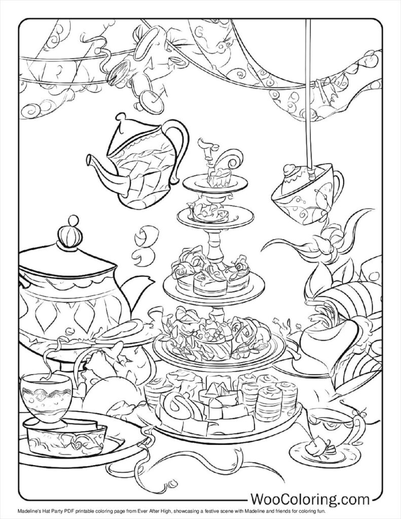 100  Ever After High coloring pages  Free PDF To Print  - 3