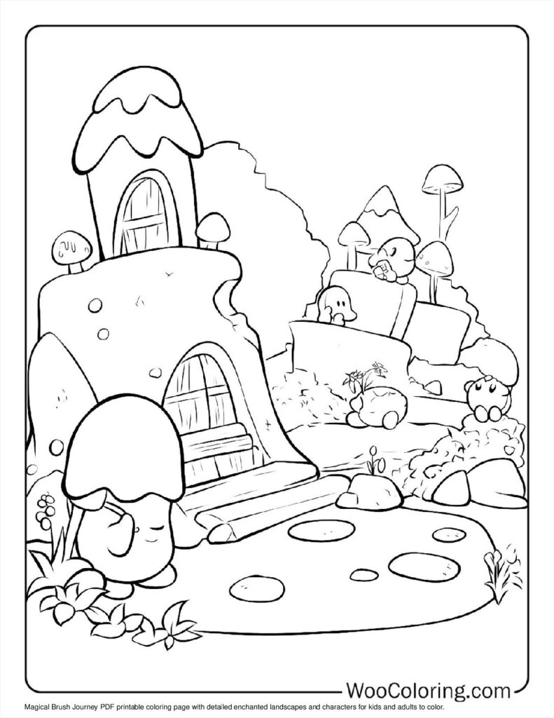 100 Kirby coloring pages Free PDF To Print - 38