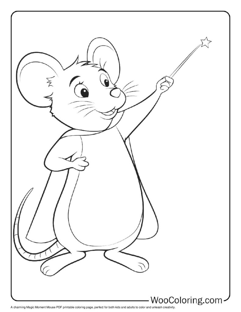 100  Mouse coloring pages  Free PDF To Print  - 87
