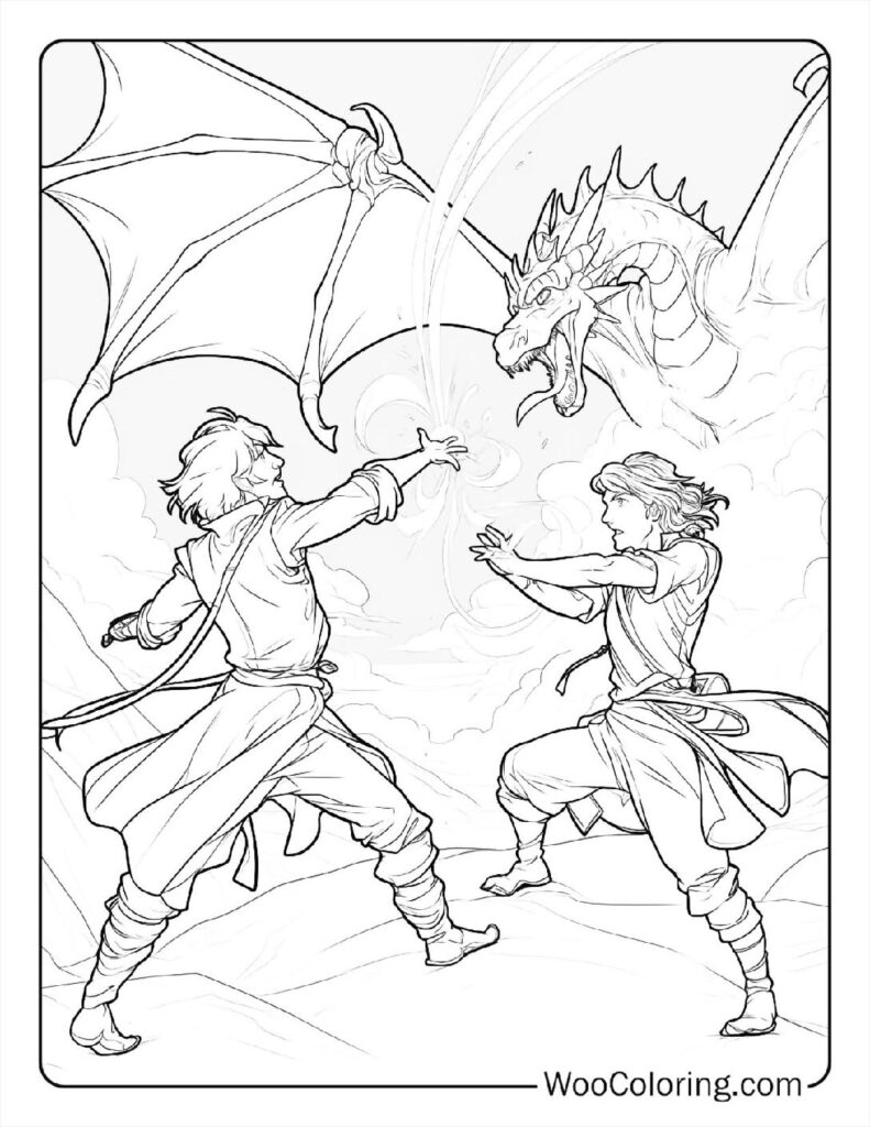 100 Dungeons Dragons coloring pages Free PDF To Print - 15