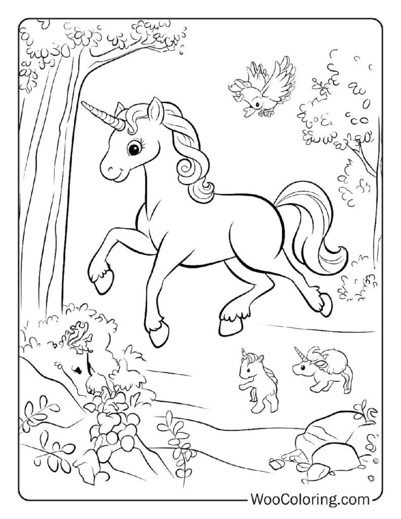 100 Unicorn coloring pages Free PDF To Print - 16