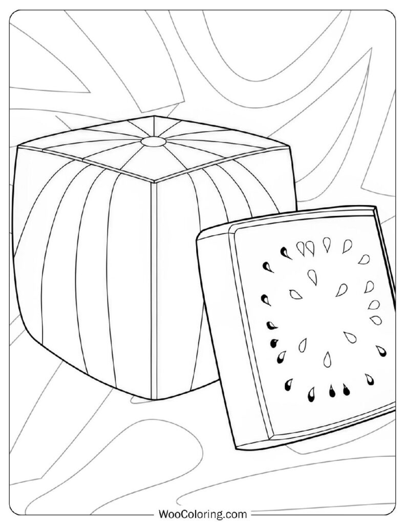 22 Watermelon Coloring Pages  Free PDF To Print  - 75