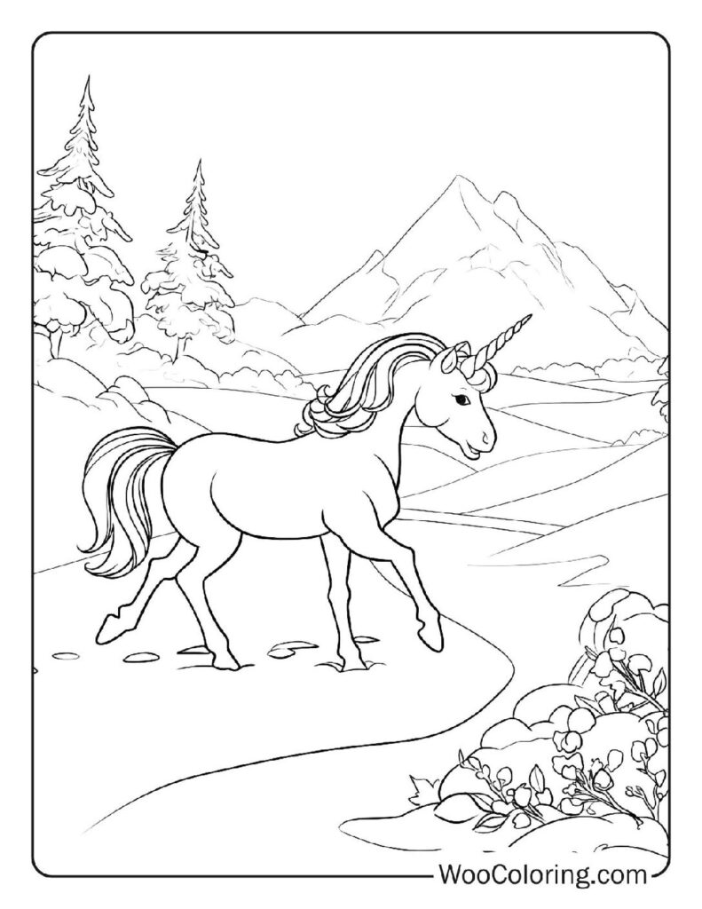 100 Unicorn coloring pages Free PDF To Print - 26