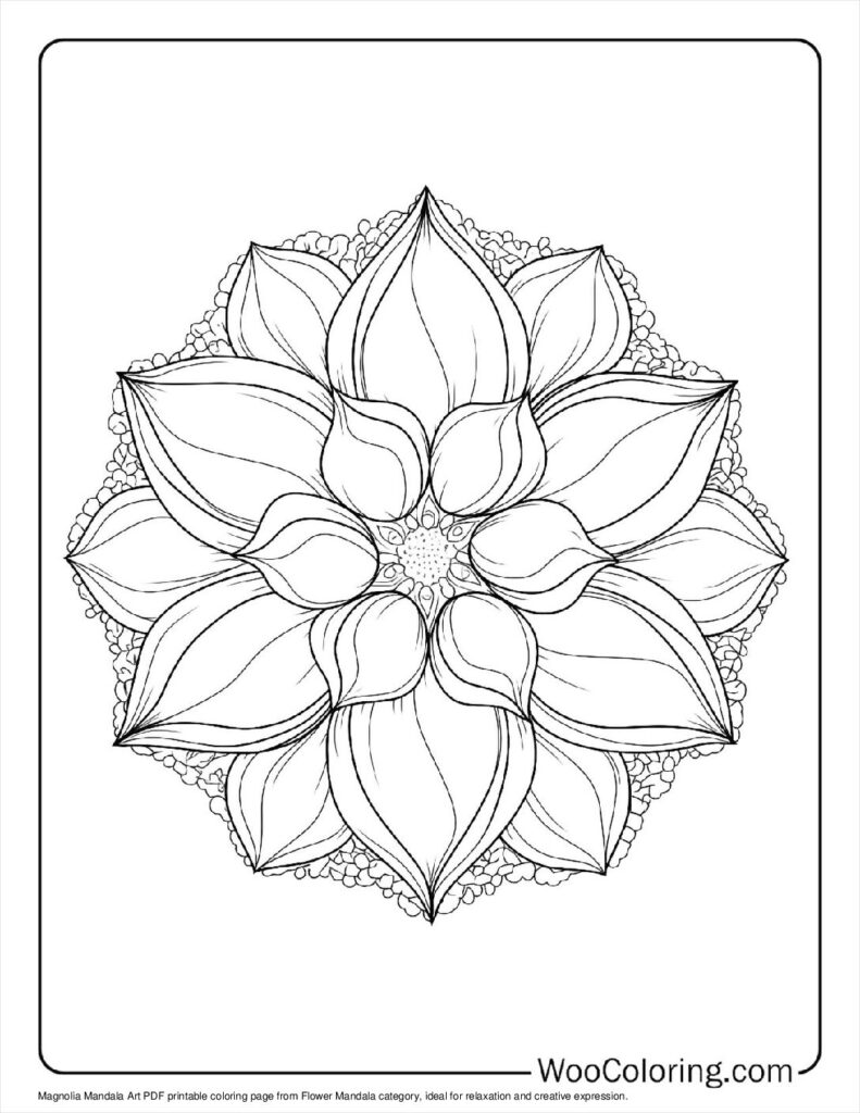 100  Flower Mandala coloring pages  Free PDF To Print  - 97