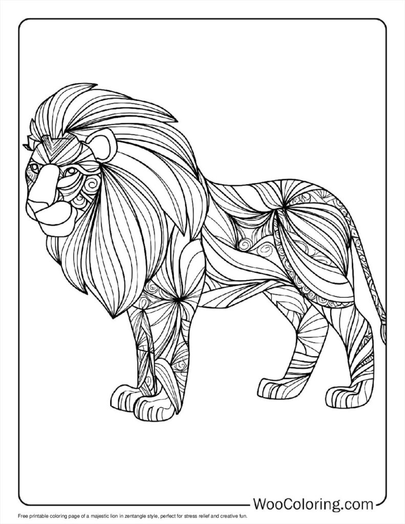 100  Zentangle coloring pages  Free PDF To Print  - 26