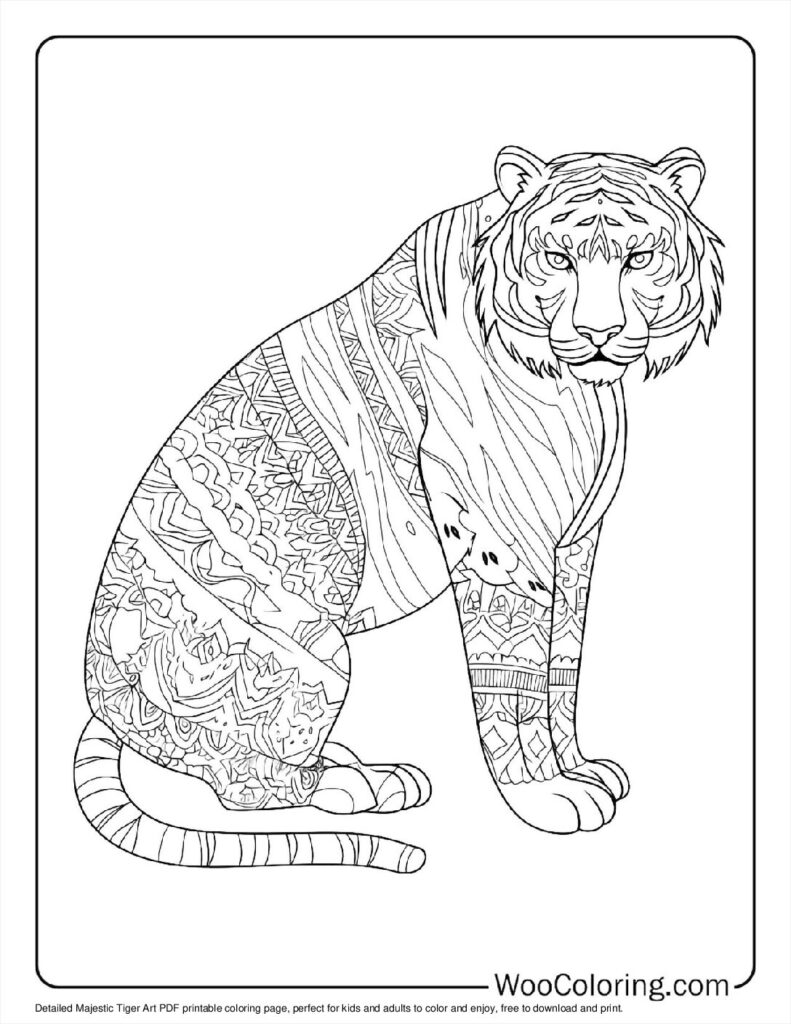 Majestic Tiger Art