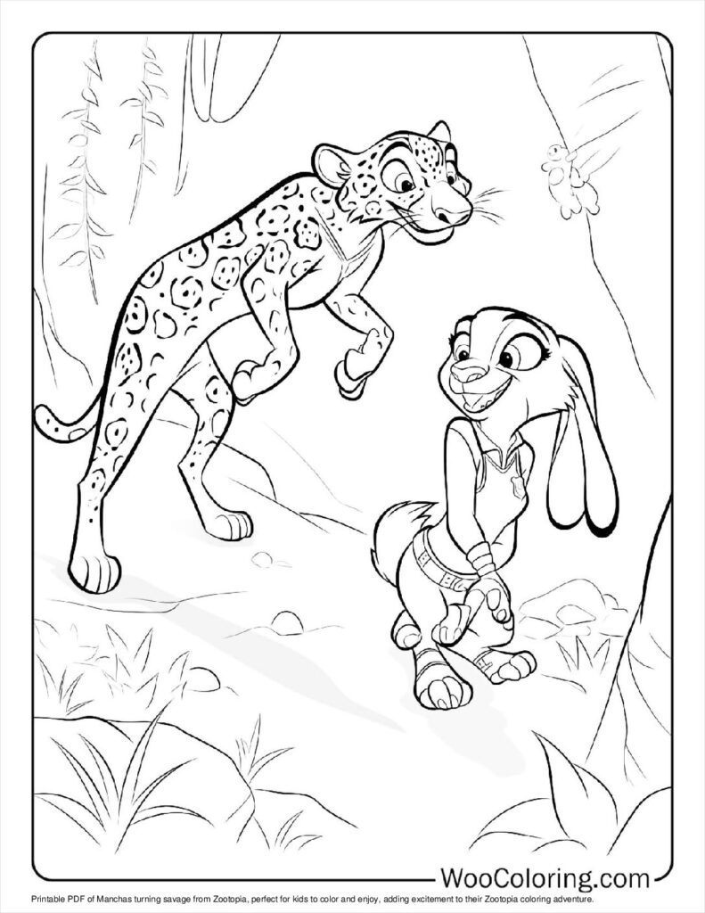 100  Zootopia coloring pages  Free PDF To Print  - 24