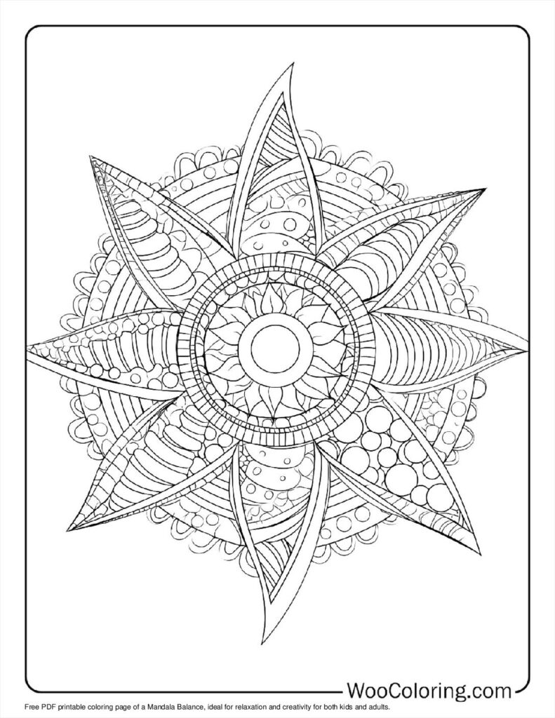 100  Geometric coloring pages  Free PDF To Print  - 57