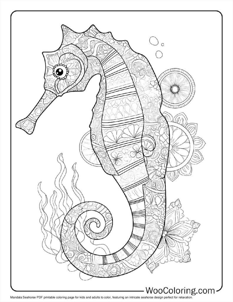 Mandala Seahorse