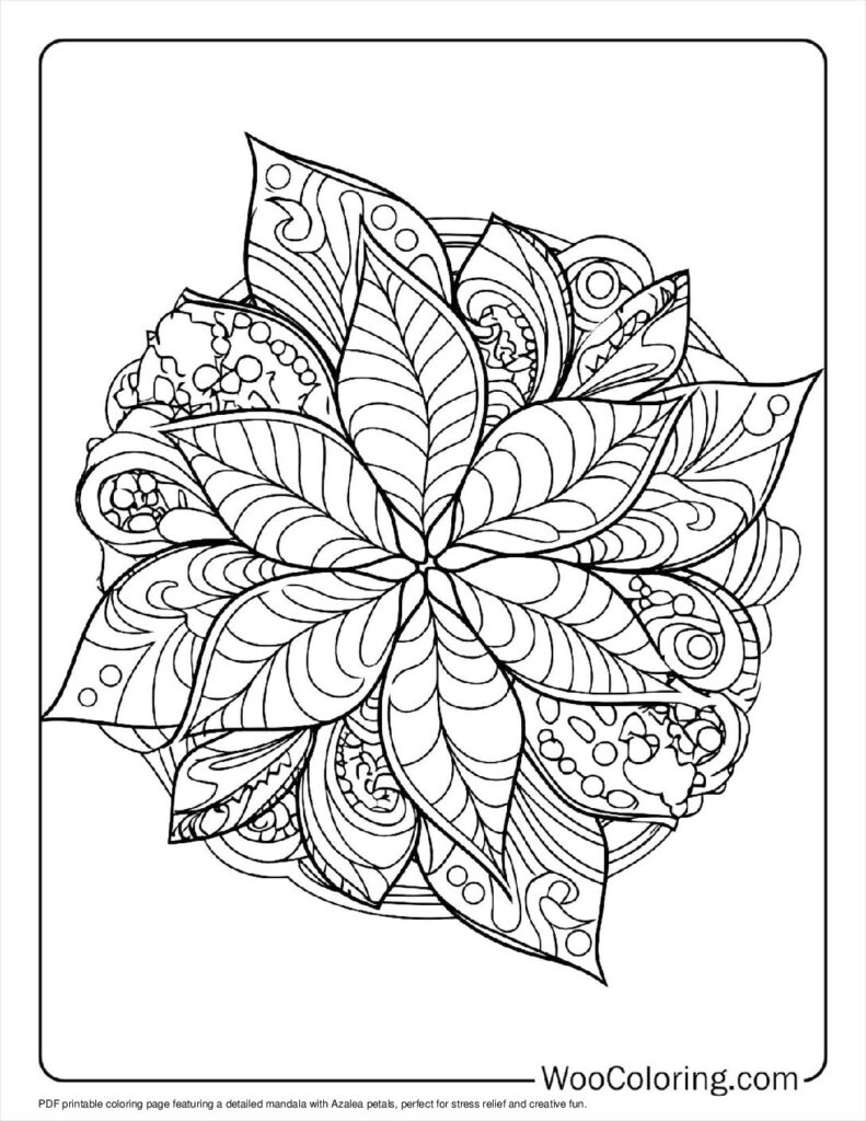 100  Flower Mandala coloring pages  Free PDF To Print  - 71