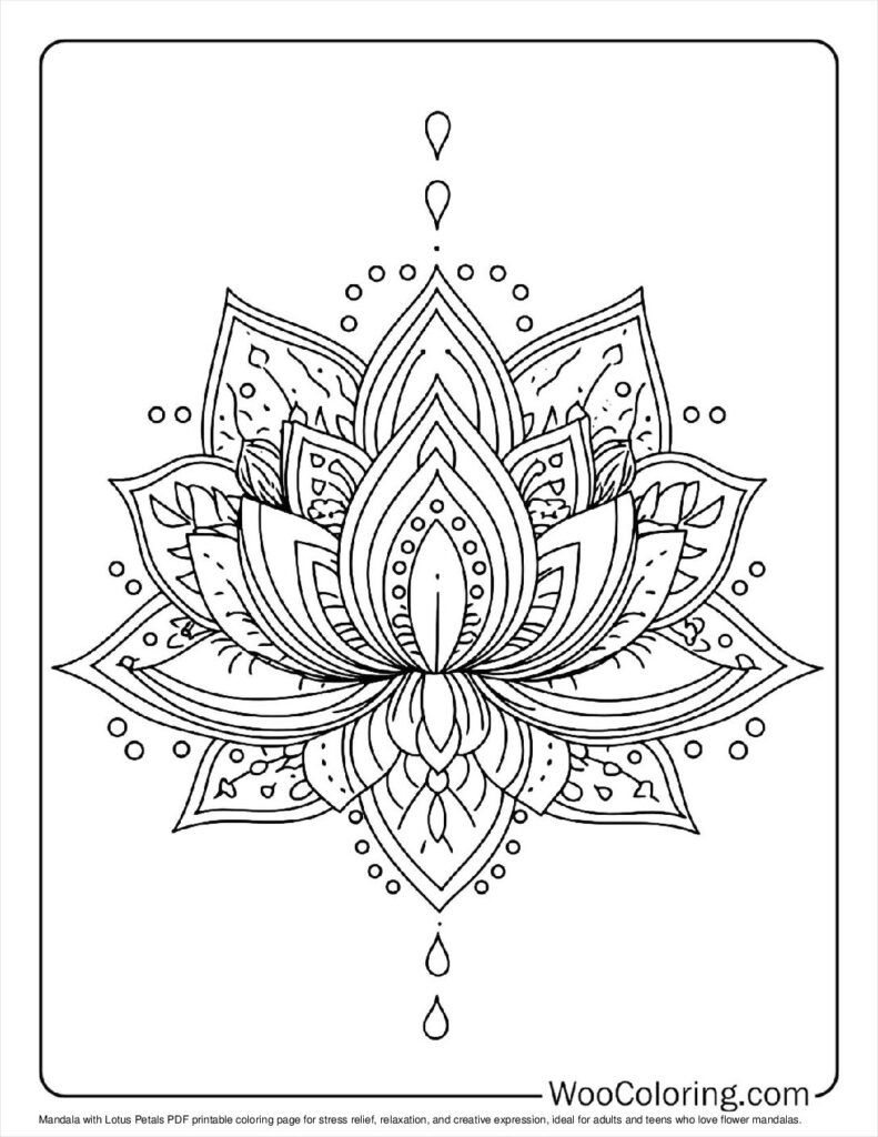 100  Flower Mandala coloring pages  Free PDF To Print  - 39