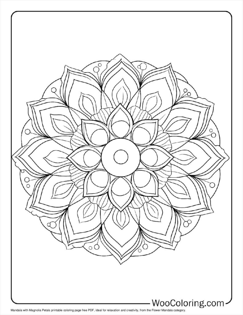 100  Flower Mandala coloring pages  Free PDF To Print  - 33