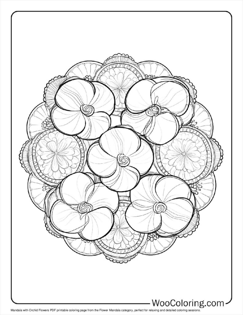 100  Flower Mandala coloring pages  Free PDF To Print  - 39