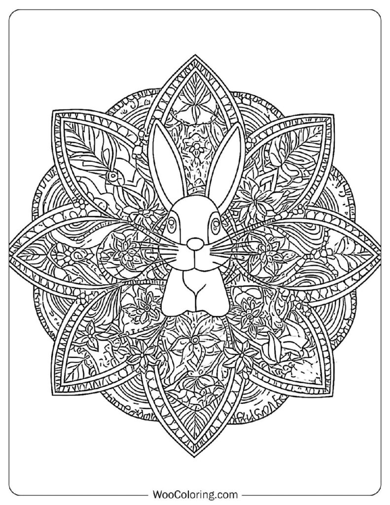 Mandala with Rabbit