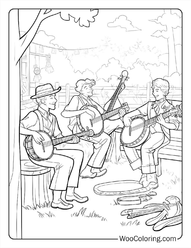 100  Music coloring pages  Free PDF To Print  - 93