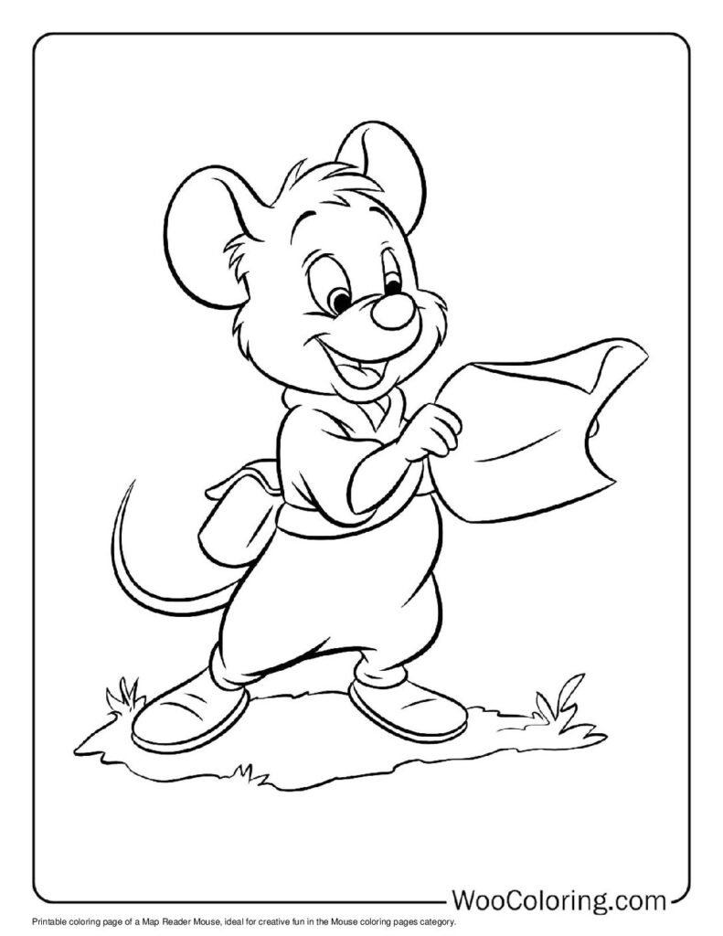 100  Mouse coloring pages  Free PDF To Print  - 27