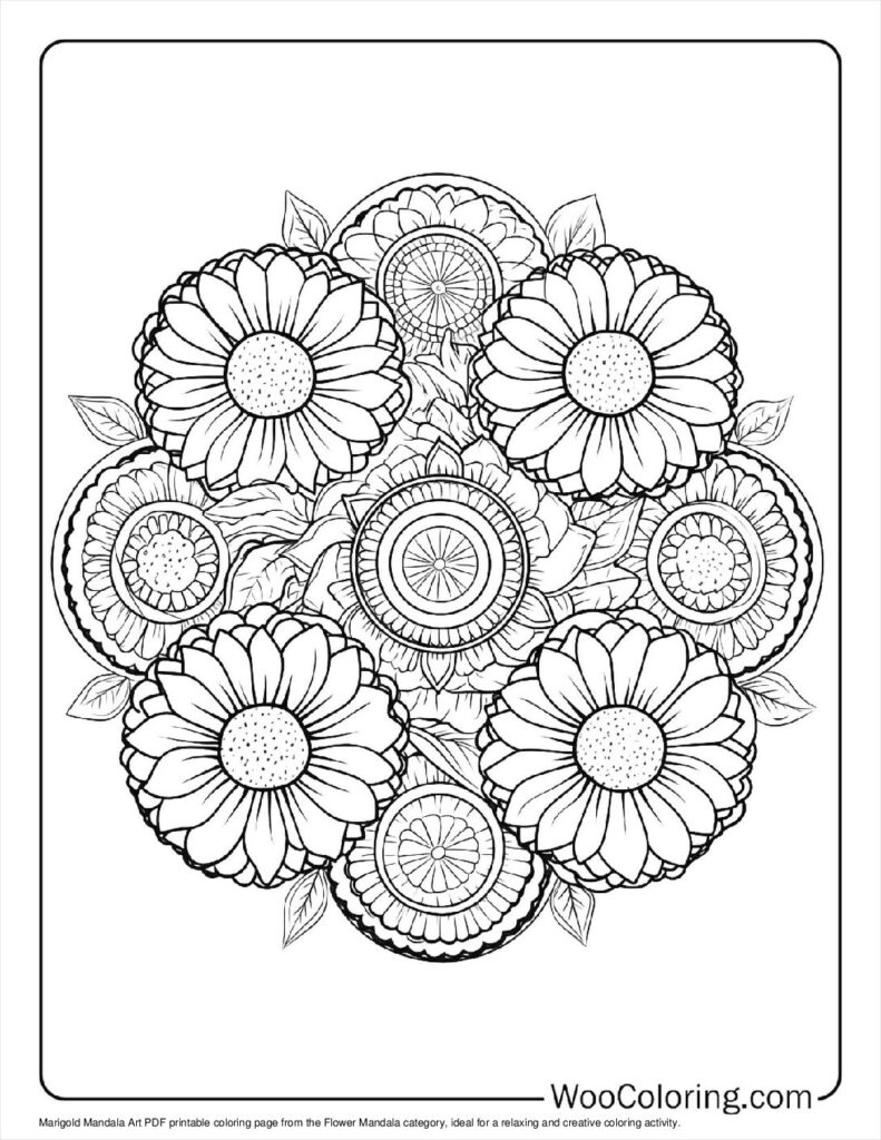 100  Flower Mandala coloring pages  Free PDF To Print  - 98
