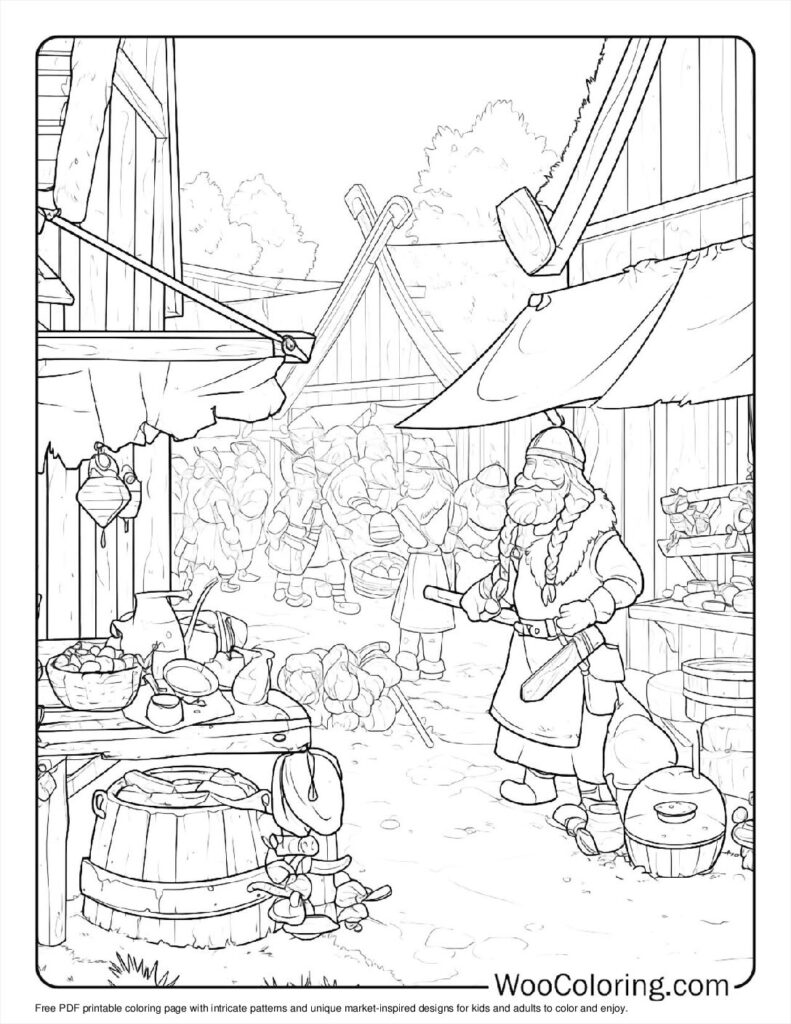 100 Viking coloring pages Free PDF To Print - 11