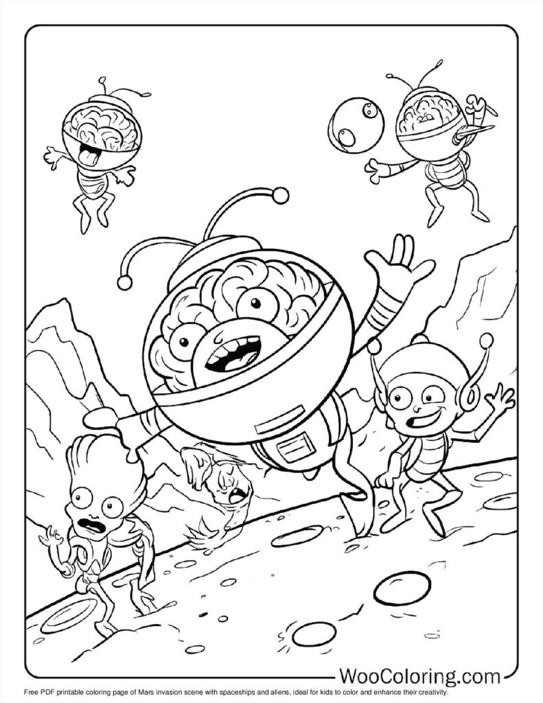 100  Alien coloring pages  Free PDF To Print  - 90