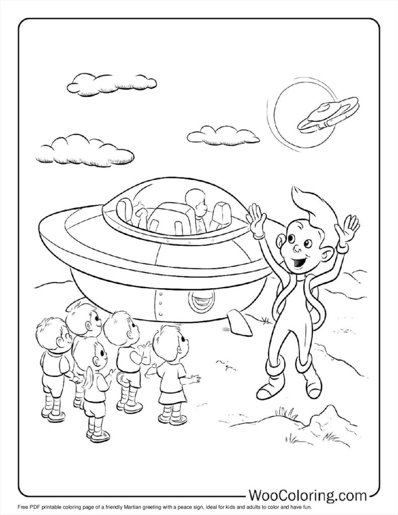 100  Alien coloring pages  Free PDF To Print  - 3