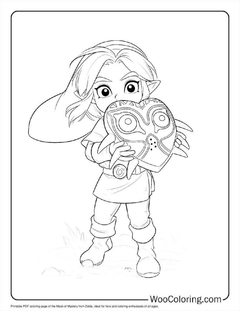 100  Zelda coloring pages  Free PDF To Print  - 68