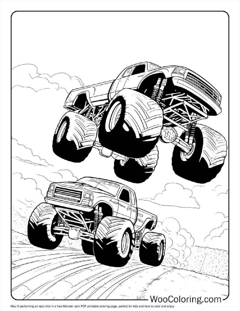 100  Monster Jam coloring pages  Free PDF To Print  - 46