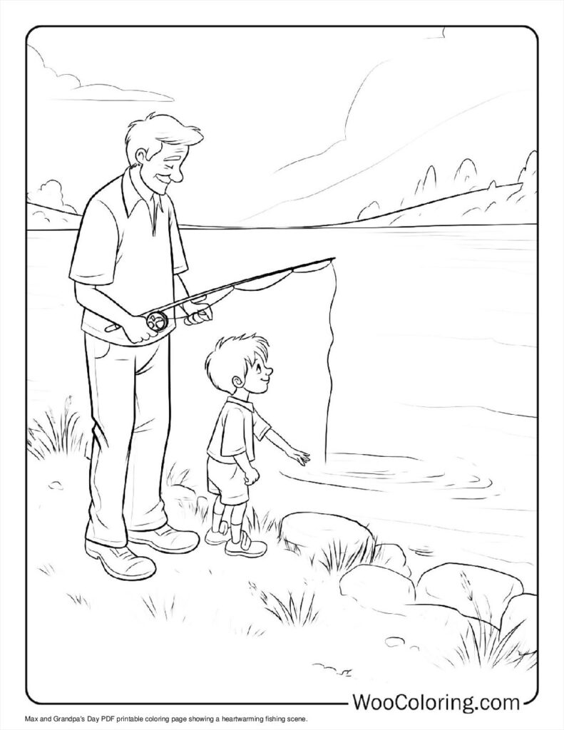 100  Fishing coloring pages  Free PDF To Print  - 65