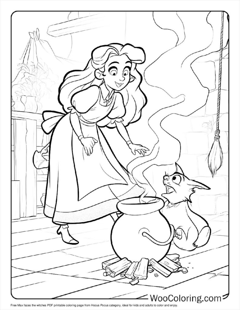 100  Hocus Pocus coloring pages  Free PDF To Print  - 82