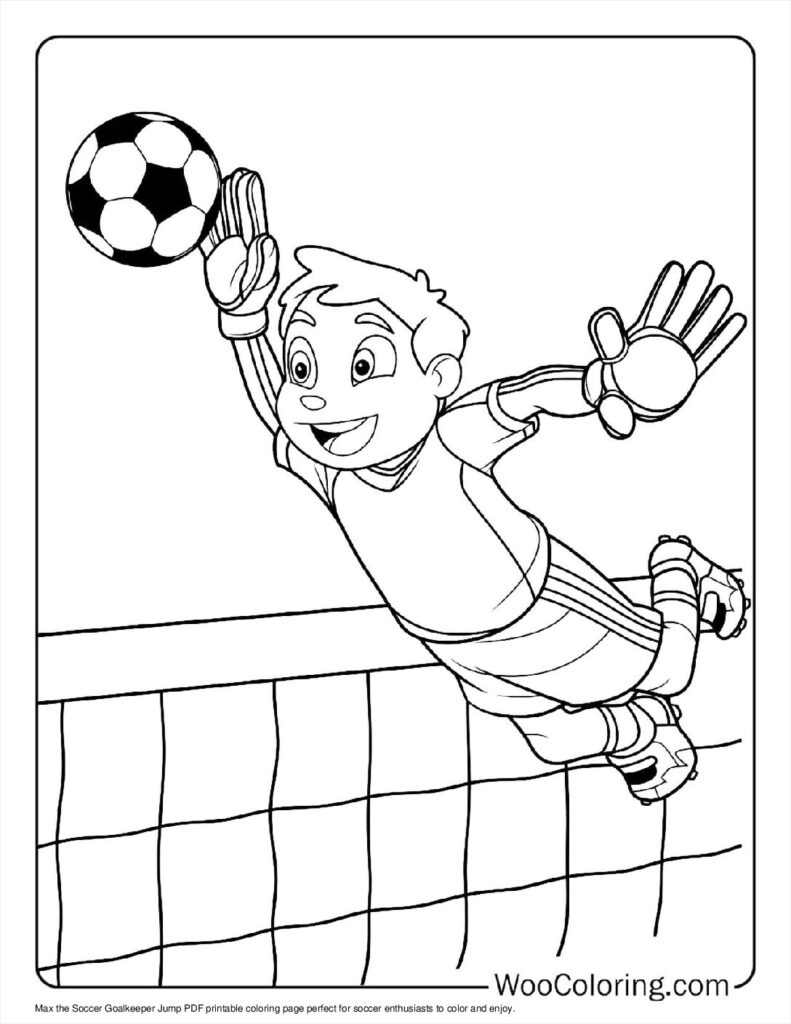 100  Soccer coloring pages  Free PDF To Print  - 88