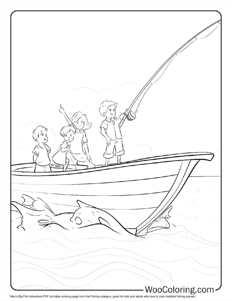 100  Fishing coloring pages  Free PDF To Print  - 36