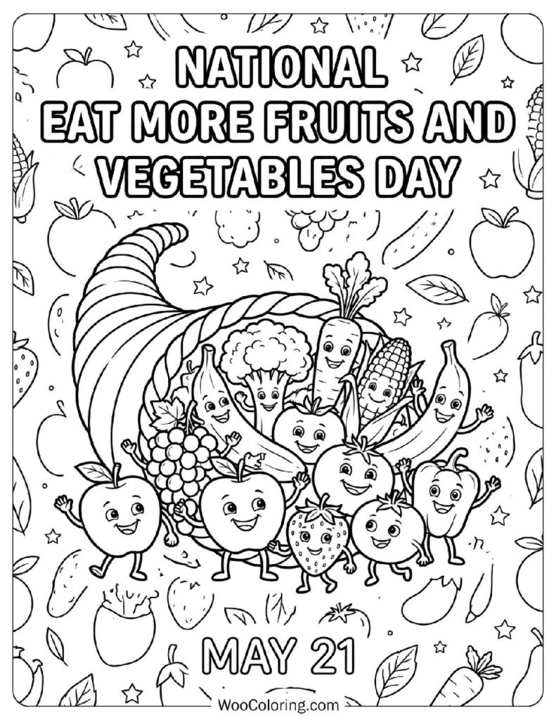 May 21 – National Eat More Fruits and Vegetables Day