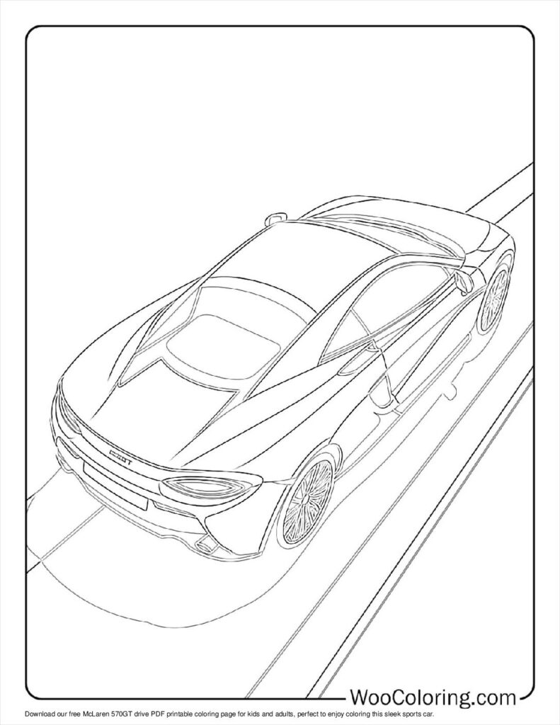 100  McLaren coloring pages  Free PDF To Print  - 6