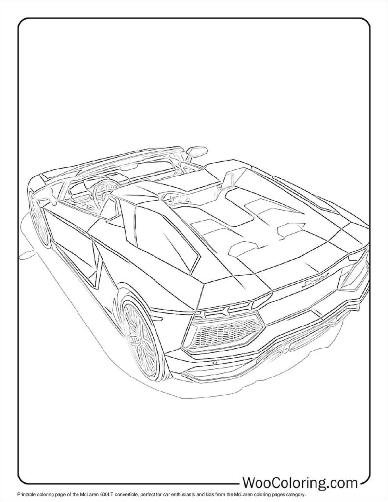 100  McLaren coloring pages  Free PDF To Print  - 43