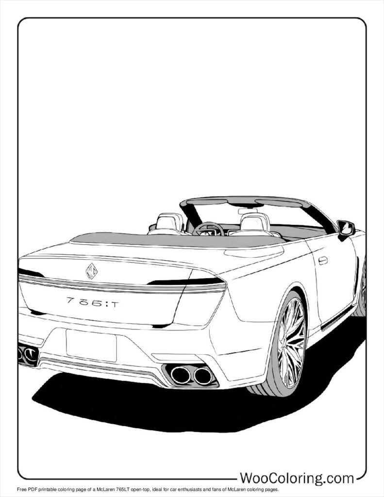100  McLaren coloring pages  Free PDF To Print  - 23
