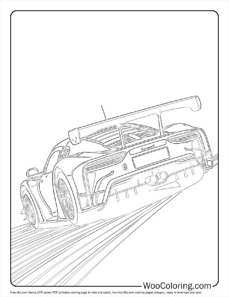 100  McLaren coloring pages  Free PDF To Print  - 13