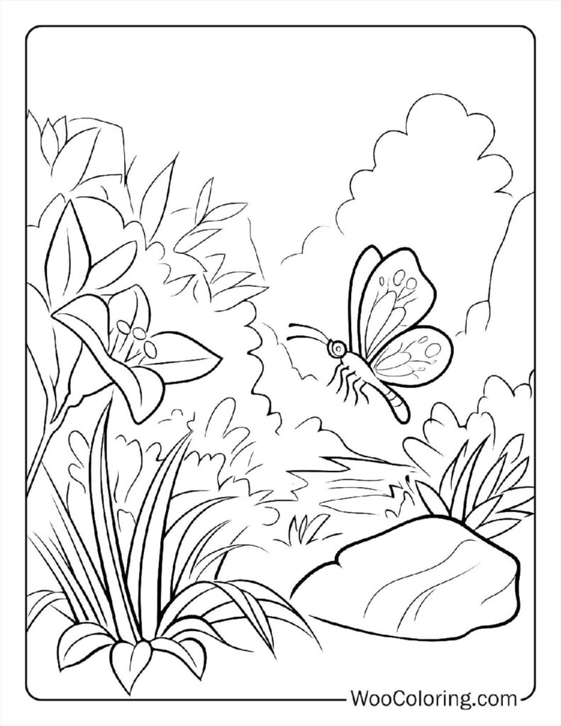100  Butterfly coloring pages  Free PDF To Print  - 73