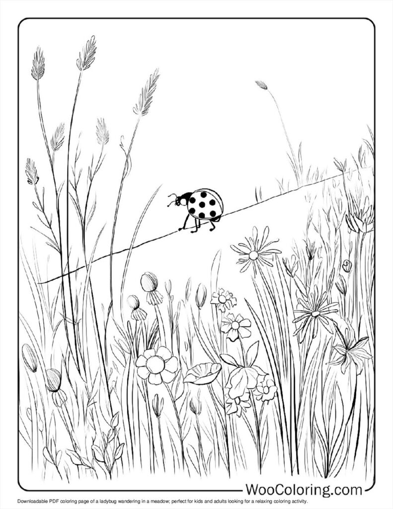 100  Ladybug coloring pages  Free PDF To Print  - 96