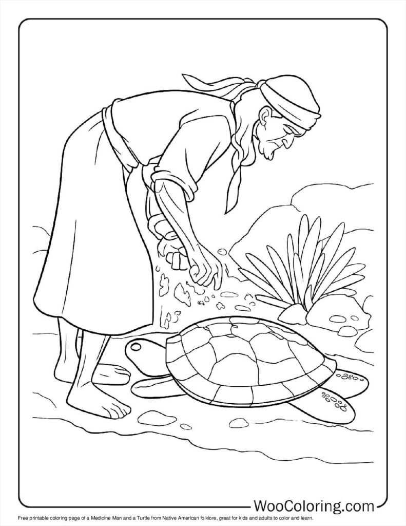 100  Native American coloring pages  Free PDF To Print  - 8