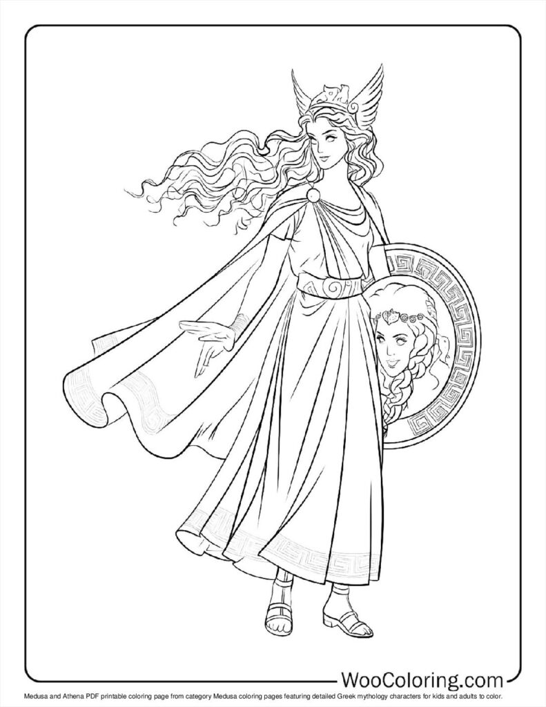 100  Medusa coloring pages  Free PDF To Print  - 71