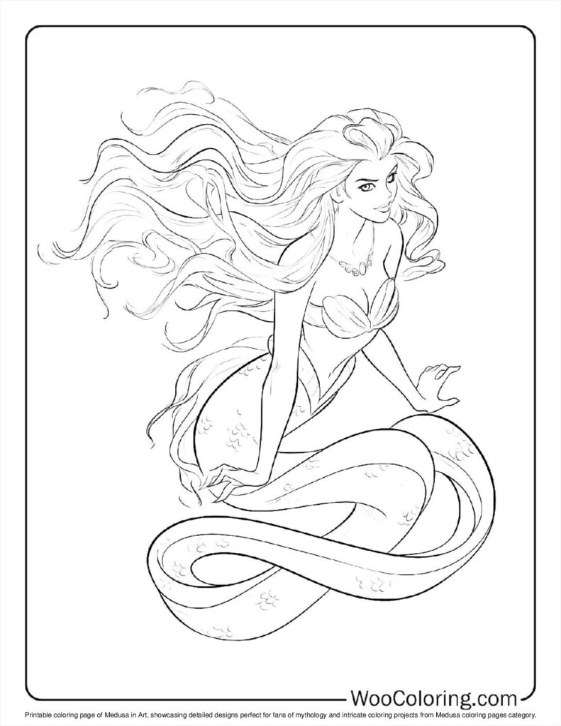 100  Medusa coloring pages  Free PDF To Print  - 2